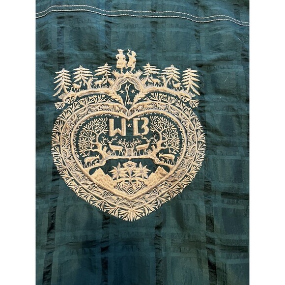 Bogner Jacket Womens 8 Ski Green Winter Hooded Embroidered Coat Made In USA VTG - Picture 6 of 11